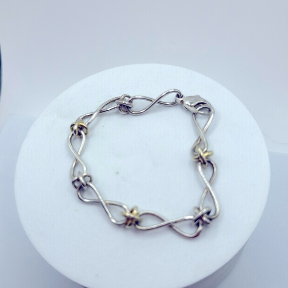 Infinity Tiffany sterling silver Picasso bracelet